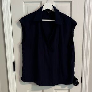 Banana Republic Navy Blue Blouse